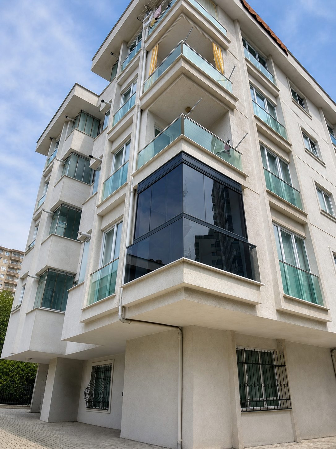 Cam balkon cephe